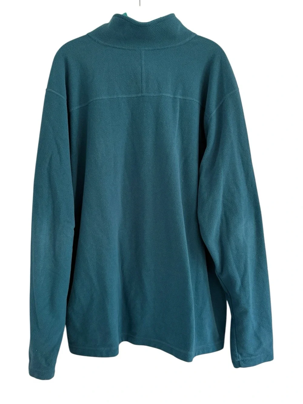 The North Face Men’s Teal Quarter-Zip Fleece Pullover Size XXL Blue Green Casual